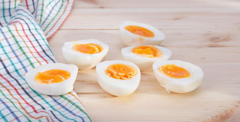 hard-boiled eggs