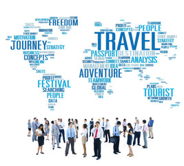 Travel Explore Global Destination Trip Adventure Concept