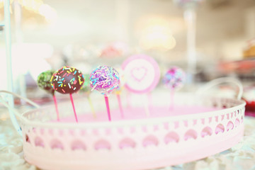 Delicious cake pops