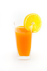 Orange Juice isolate on white