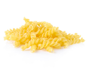 Italian Macaroni Pasta raw food on white background