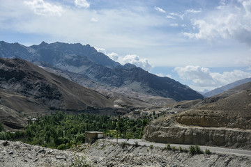 Fototapeta na wymiar Scenic view of Himalaya in summer