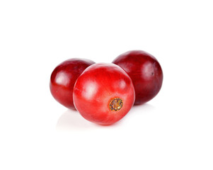 grapes isolated on over white background