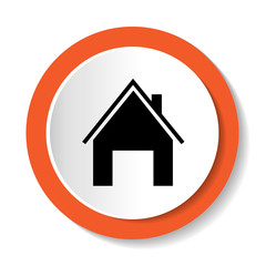 Векторный значок с изображением дома