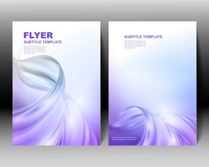 Vector brochure template design