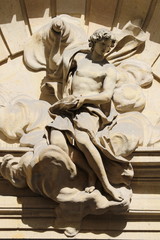 D&eacute;tail de porche parisien