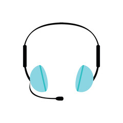 headphone flat icon