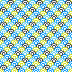 Different modern vector seamless pattern