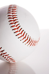 Baseball: Ball on Reflective Surface