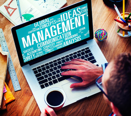 Management Vision Action Planning Success Team Business Concept