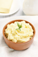 Mashed potato in bowl