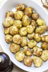 Baked potatoes
