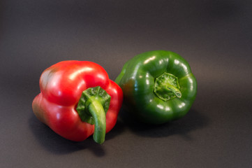 poivron rouge et vert