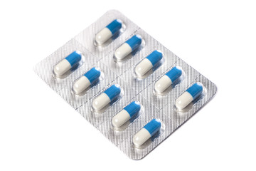 pills isolated on a white background