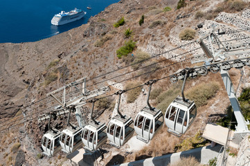 Funicolare a Santorini