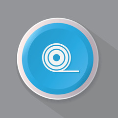 blue yoga mat button