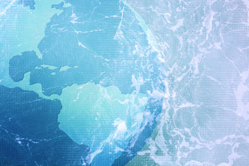 Blue Earth Background