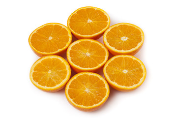Healthy food, background. Orange