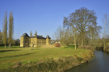  Un vieux manoir à Virton (6760) en Belgique, province de Luxembourg en région Wallonne, Europe