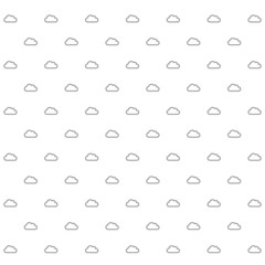 nahtloses skalierbares muster mit wolken