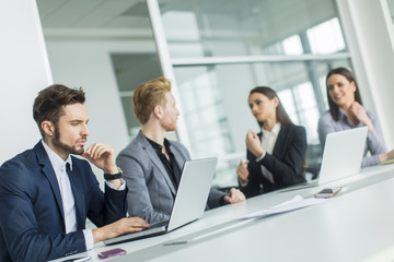 Young people in the office