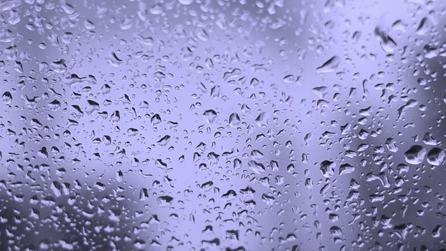 rain drops on glass 