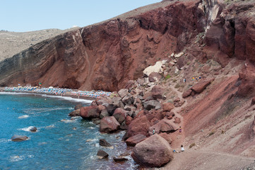 Spiaggia a Santorini 3