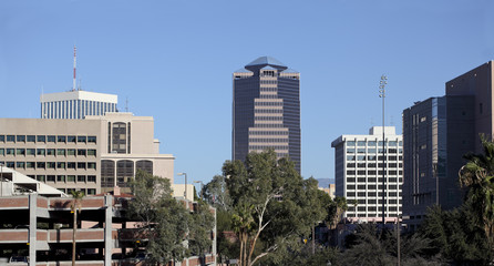 Fototapeta na wymiar Stylish Downtown of Tucson at Congress Avenue, AZ