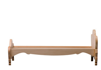 Wooden bed