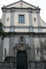 Fototapeta na wymiar Fachada Iglesia Sta M. Montserrat - Madrid