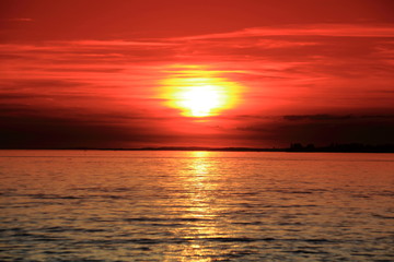 Fototapeta premium Sonnenuntergang in Bregenz