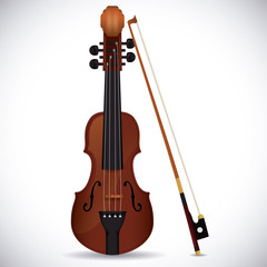 Fototapeta premium Violin design.