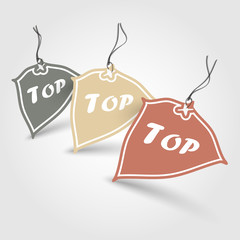 Vector sale pointer - top - vitage style..