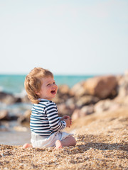 Little boy on the beach