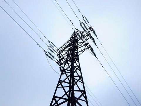 Power line tower