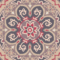 Fototapeta na wymiar Ornamental seamless ethnicity pattern