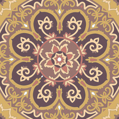 Ornamental seamless ethnicity pattern