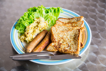 Thai style breakfast
