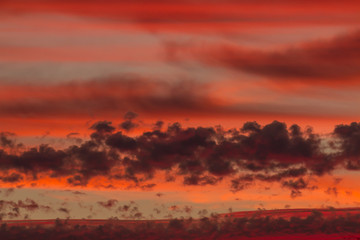 African sky abstract background