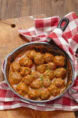 Meatballs with tomato sauce