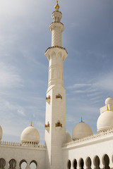 Fototapeta na wymiar Sheikh Zayed grande mosquée d'Abu Dhabi