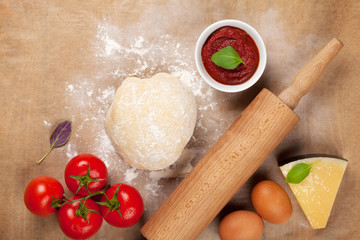 Pizza cooking ingredients