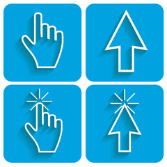 Fototapeta premium Cursor set