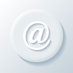 Obraz premium Email 3D Paper Icon