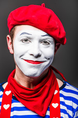 mime smiling