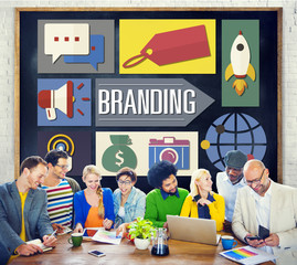 Branding Advertising Business Global Marketing Concept