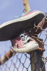 Old Worn Sneakers
