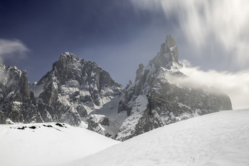 Fototapeta premium Winter in den Dolomiten