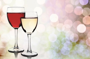 Wineglass. Wine