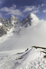 Fototapeta na wymiar Winter in den Dolomiten